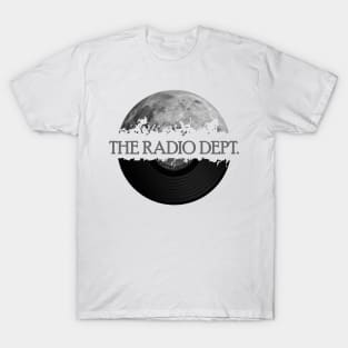 The Radio Dept moon vinyl T-Shirt